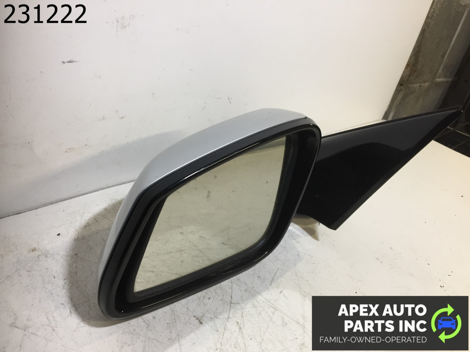 OEM 2011 BMW 550i FRONT LEFT DOOR SIDE VIEW EXTERIOR HEATED AUTO DIP MIRROR - Image 3