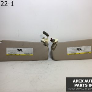 OEM 2011 BMW 550i FRONT LEFT RIGHT SUN VISOR SET