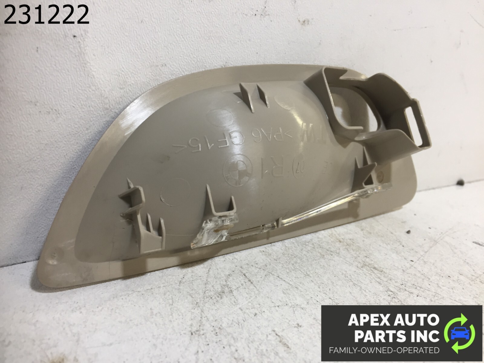 OEM 2011 BMW 550i Rear Right Interior Door Handle Insert TRIM - Image 6