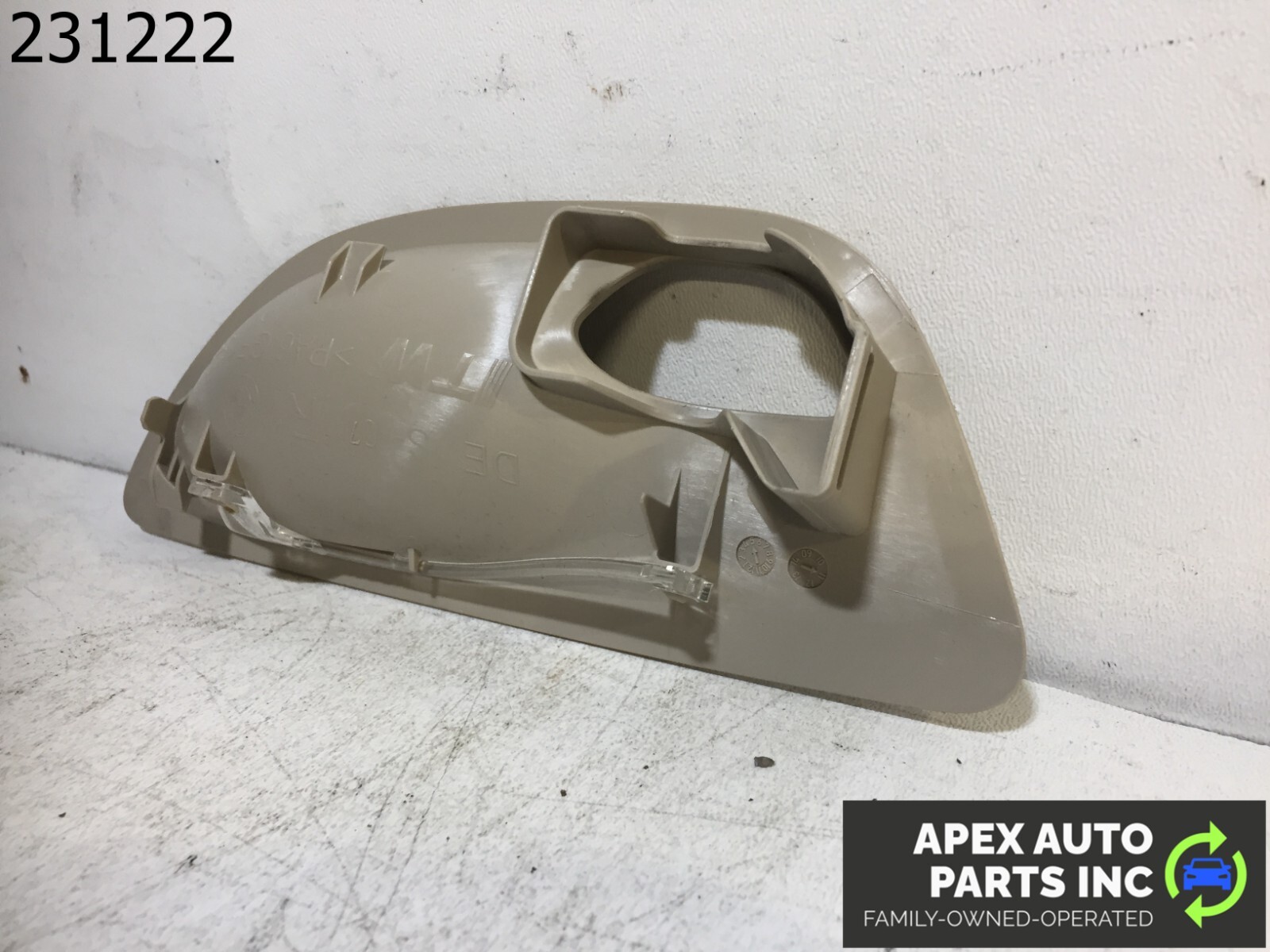 OEM 2011 BMW 550i Rear Right Interior Door Handle Insert TRIM - Image 7