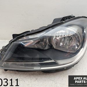 OEM 2012 Mercedes C300 3.0L LEFT DRIVER HALOGEN HEADLIGHT