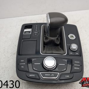 OEM 2013 Audi A6 3.0L Center Console Shifter Trim Radio Media Control Switch