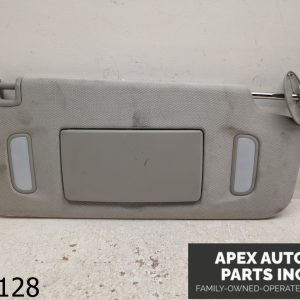 OEM 2013 GMC Terrain 2.4L Sun Visor Right Passenger GRAY