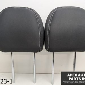 OEM 2014-2016 Kia Soul 1.6L FRONT SEAT HEADRESTS HEAD RESTS BLACK CLOTH SET