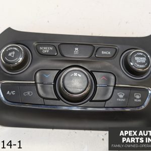 OEM 2014-2018 Jeep Cherokee 2.4L AC HEAT HVAC CLIMATE RADIO CONTROL PANEL