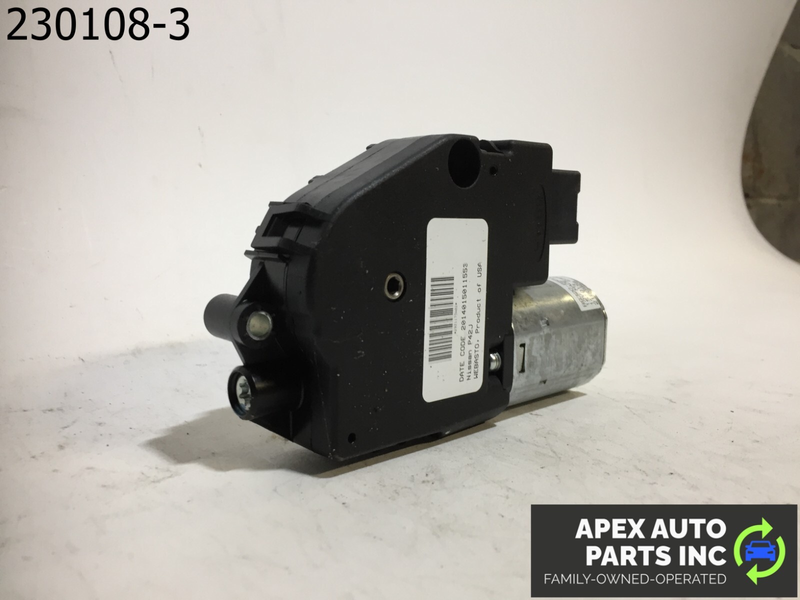 OEM 2014 Infiniti QX60 FRONT SUNROOF GLASS WINDOW MOTOR 2921631B02 - Image 6