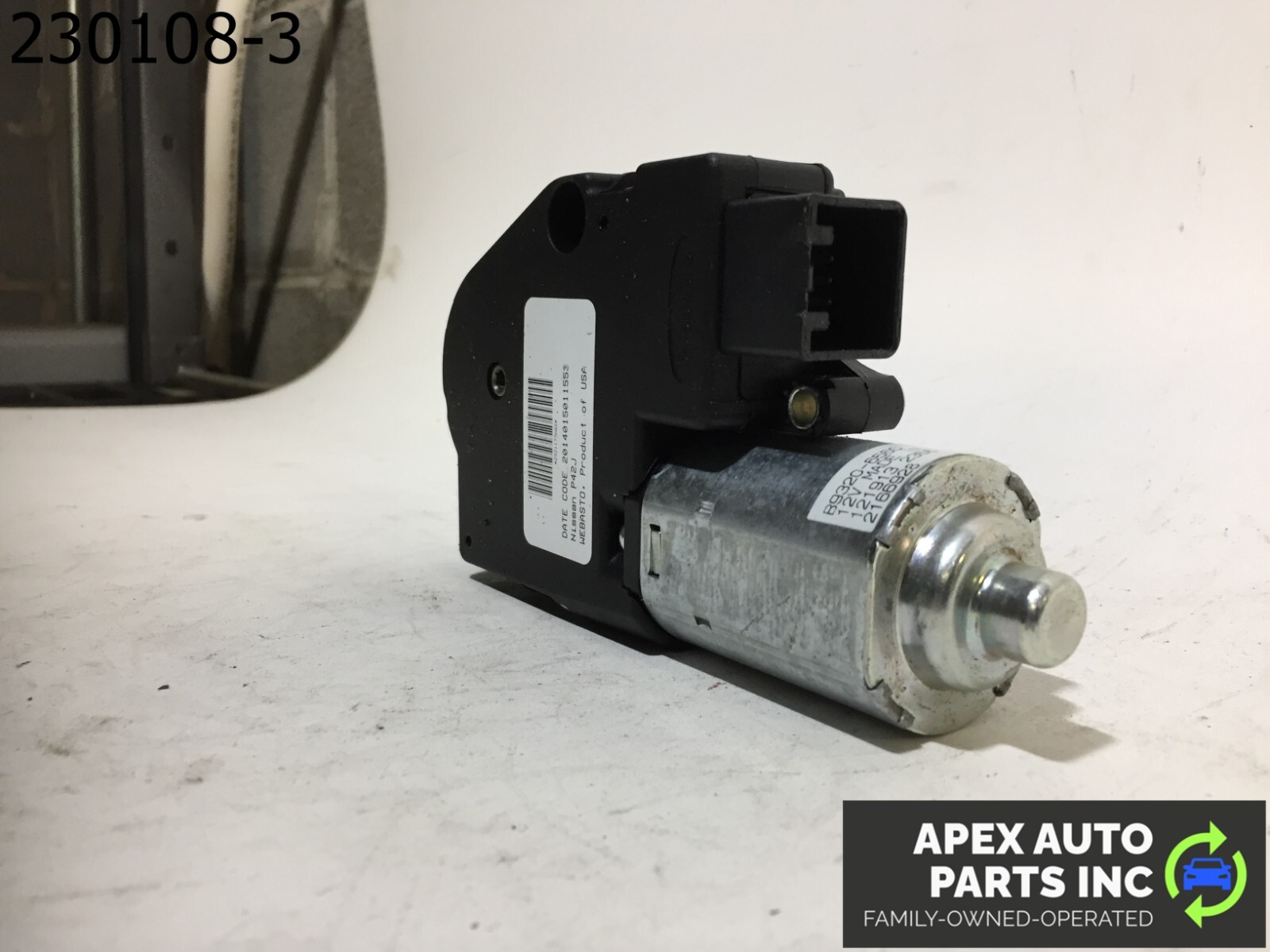OEM 2014 Infiniti QX60 FRONT SUNROOF GLASS WINDOW MOTOR 2921631B02 - Image 7