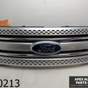 OEM 2015 Ford Explorer 3.5L Silver Front Upper Grill Grille Panel Assembly
