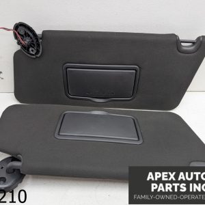 OEM 2015 Ford Explorer Cloth Driver Passenger Interior Sun Visor Sunvisor Pair