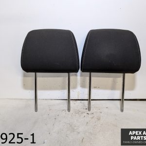 OEM 2015 Ford Focus 2.0L Front Lh Rh Headrest Black Cloth Set Of 2