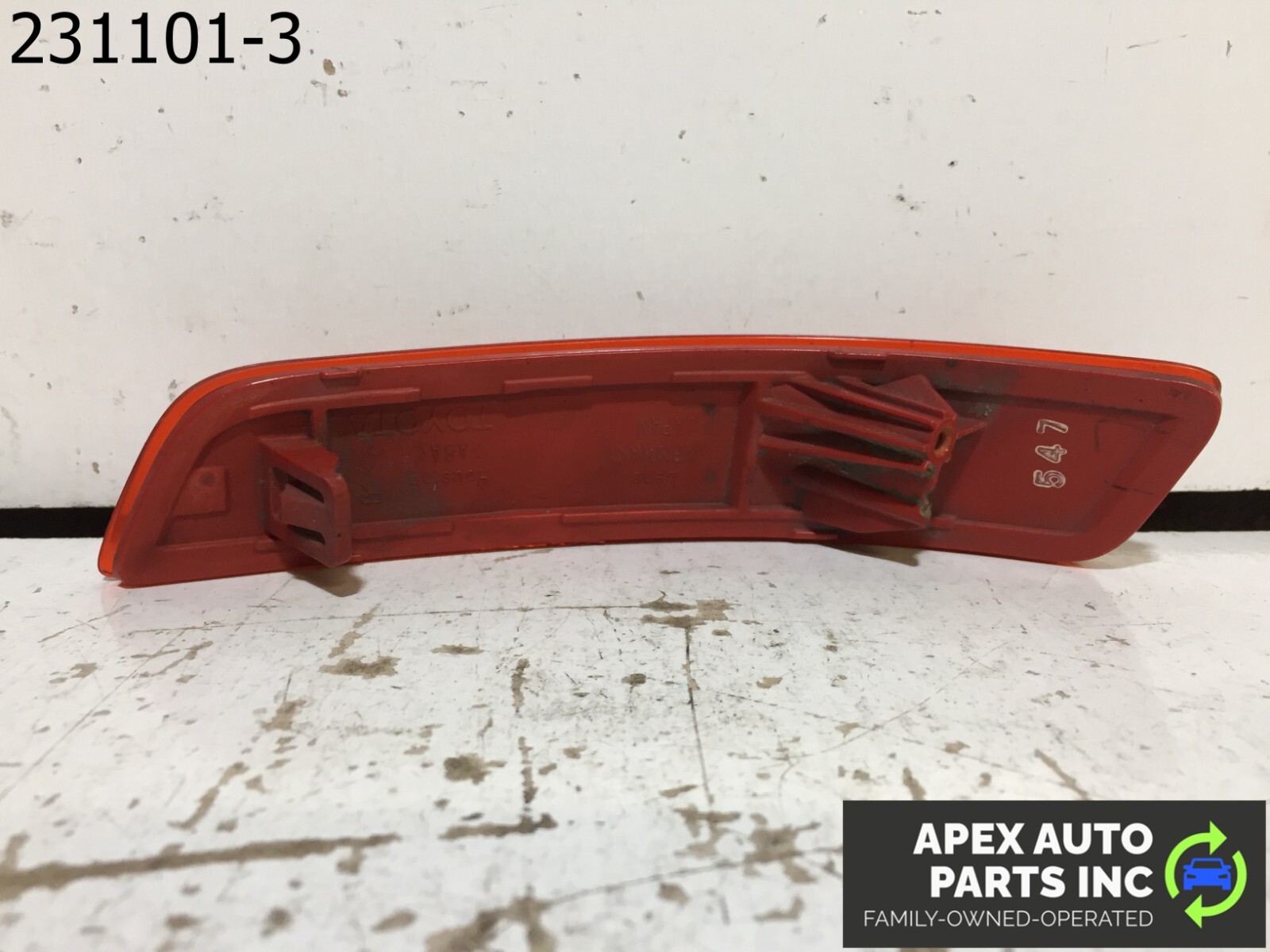 OEM 2015 Lexus ES350 Rear Right Passenger Side Marker Reflector - Image 5