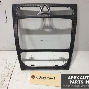 01-05 Mercedes C230 C240 C320 W203 Center Console Radio Trim Bezel Panel Oem