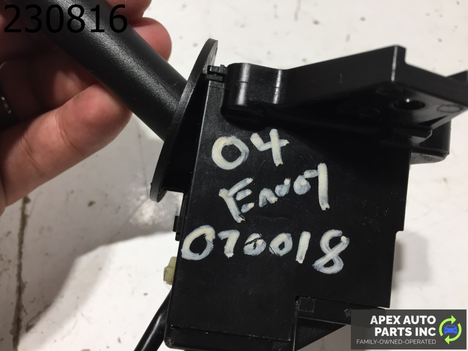 02-09 TRAILBLAZER COLUMN TURN SIGNAL WIPER HAZARD CONTROL SWITCH 12450067 - Image 6