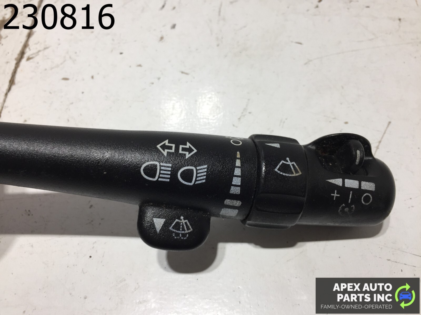 02-09 TRAILBLAZER COLUMN TURN SIGNAL WIPER HAZARD CONTROL SWITCH 12450067 - Image 8