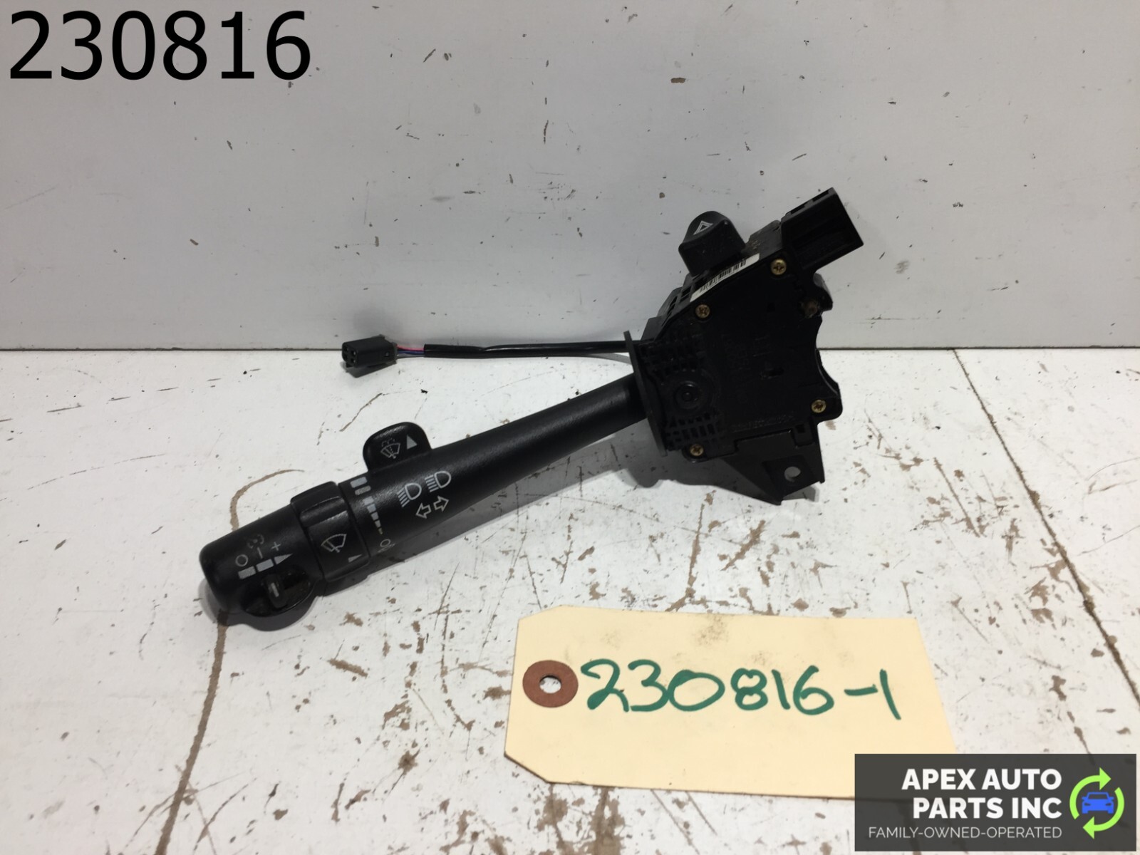 02-09 TRAILBLAZER COLUMN TURN SIGNAL WIPER HAZARD CONTROL SWITCH 12450067