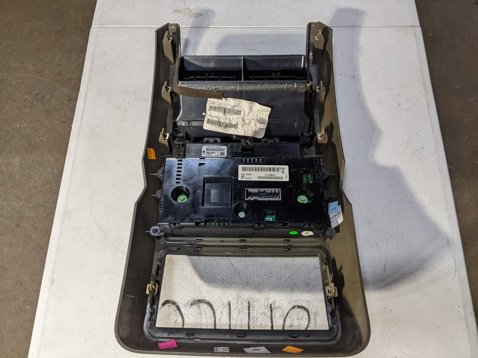 09-10 DODGE JOURNEY AC HEAT HVAC CLIMATE CONTROL W/ DASH AIR VENT TRIM BEZEL OEM - Image 5