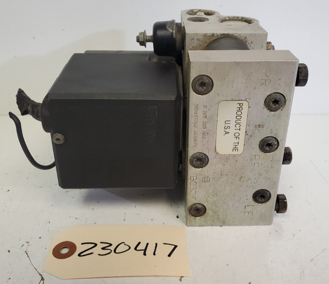 1992 - 94 VOLVO 940 ABS ANTI-LOCK BRAKE HYDRAULIC PUMP BLOCK ASSEMBLY 0265205010