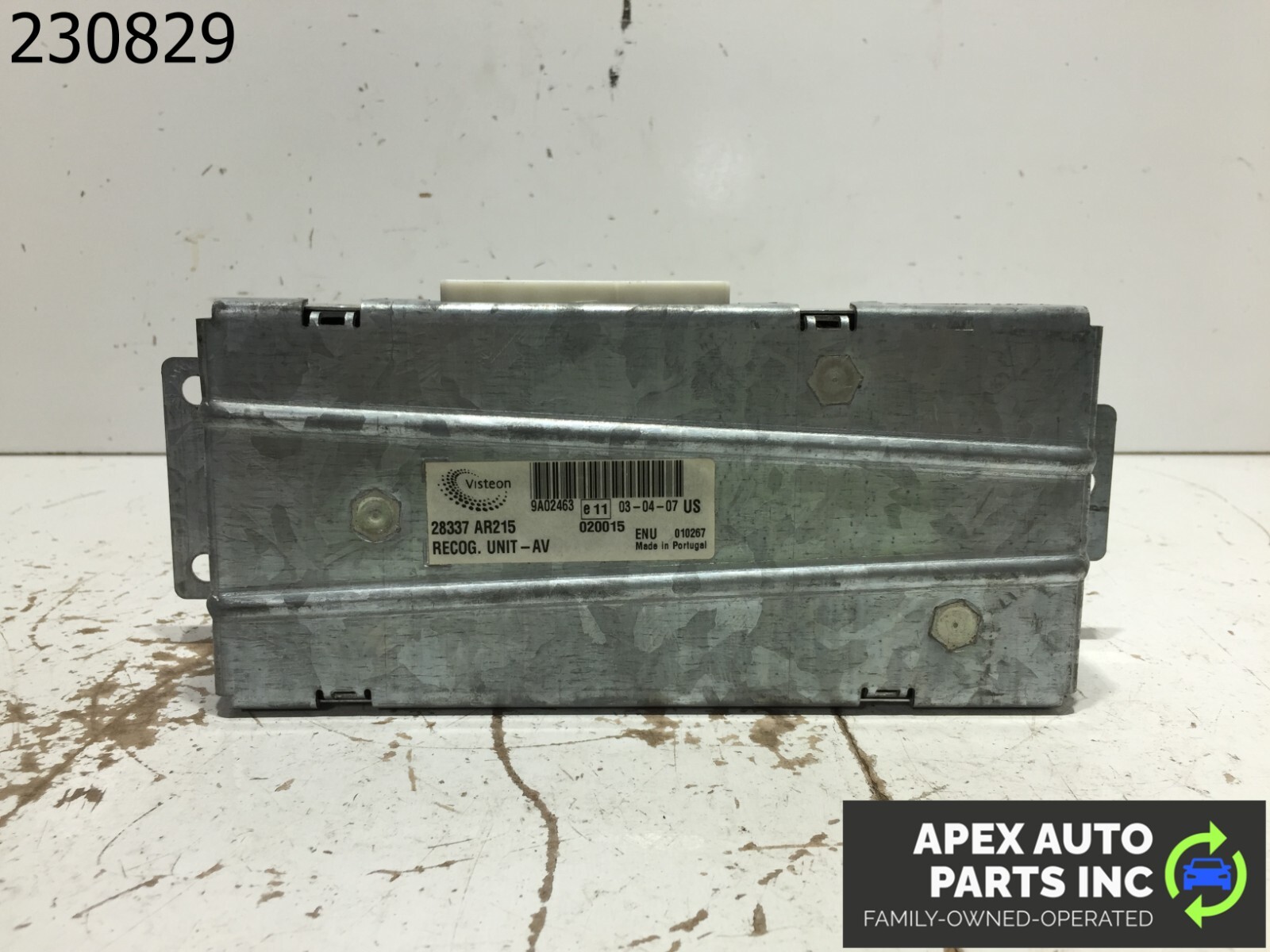 2002 - 2004 INFINITI Q45 TELEPHONE RECOGNITION CONTROL MODULE OEM 28337-AR215