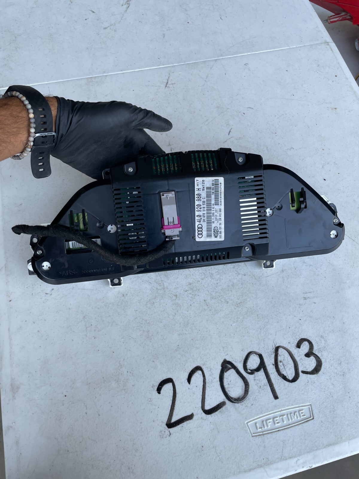 🥇2007 AUDI 8R Q7 3.6 ENGINE ECU SPEEDOMETER - Image 6