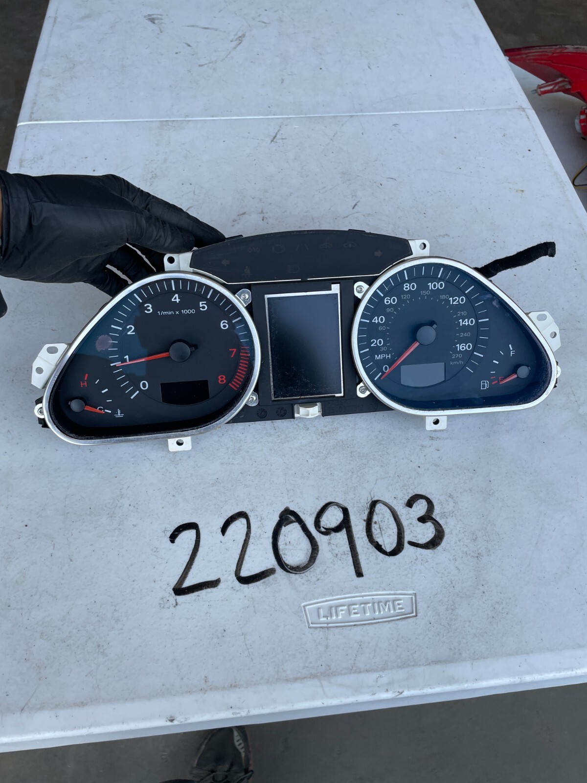 🥇2007 AUDI 8R Q7 3.6 ENGINE ECU SPEEDOMETER