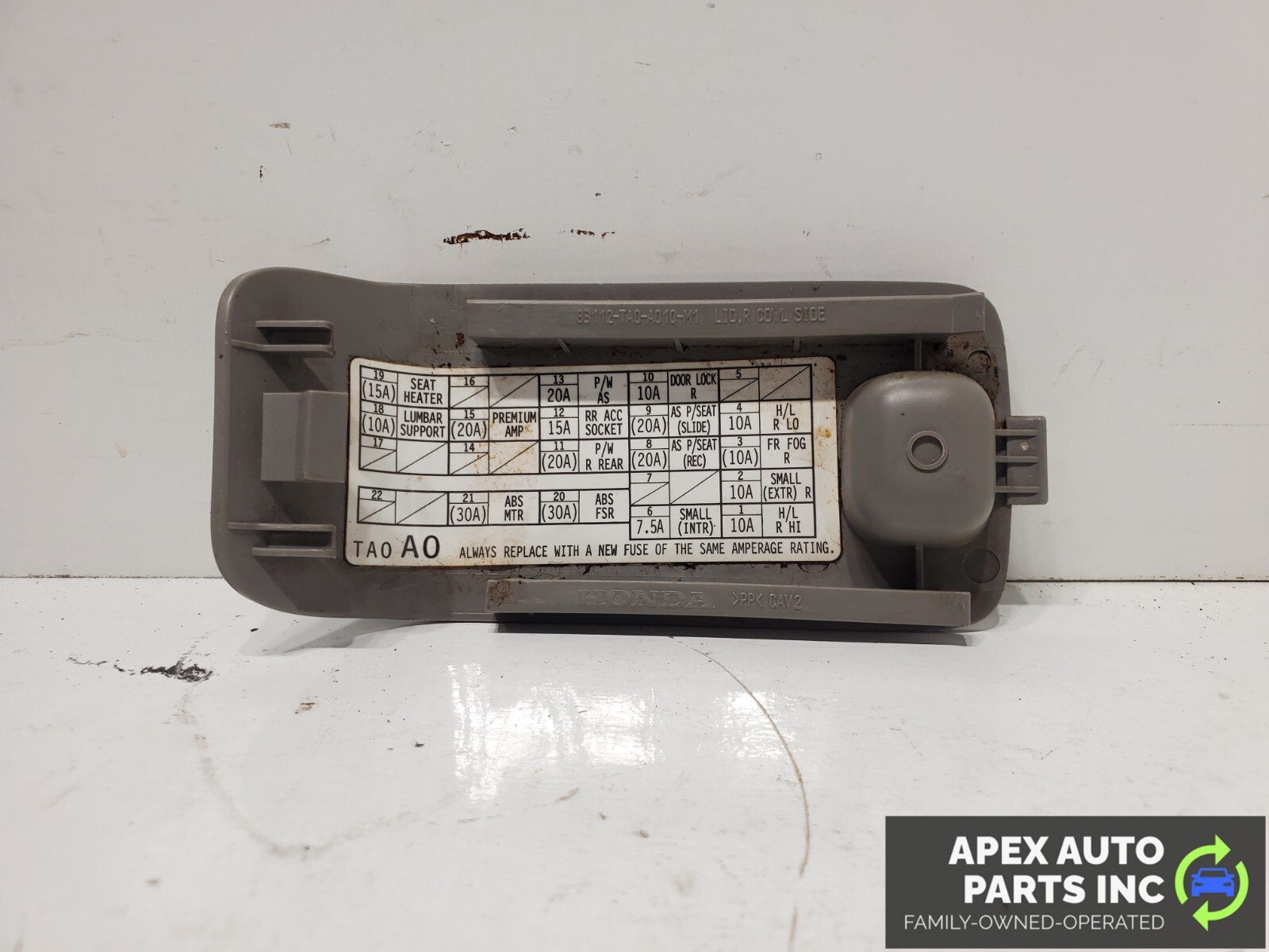 2008-2012 Honda Accord Lower Kick Panel Interior Fuse Box Cover Trim Lid Bezel - Image 5