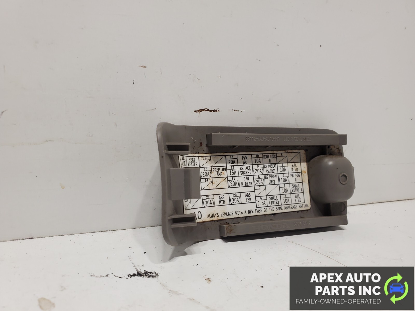 2008-2012 Honda Accord Lower Kick Panel Interior Fuse Box Cover Trim Lid Bezel - Image 6