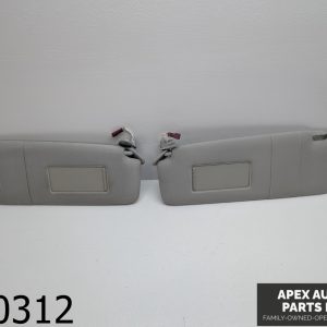 Driver Sun Visor Illuminated Cloth Fits 00-06 BMW X5 468995