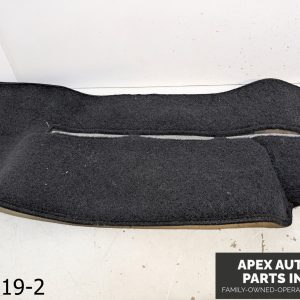 OEM 1984-1989 Volvo 740 2.3L Floor Carpet Cloth Black