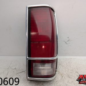 OEM 1985 Chevrolet Blazer 2.8L Passenger Tail Light Chrome Bezel