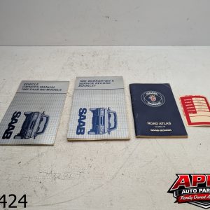OEM 1985 Saab 900 Turbo 2.0L Owners Operators Manual Guidebook for Glovebox