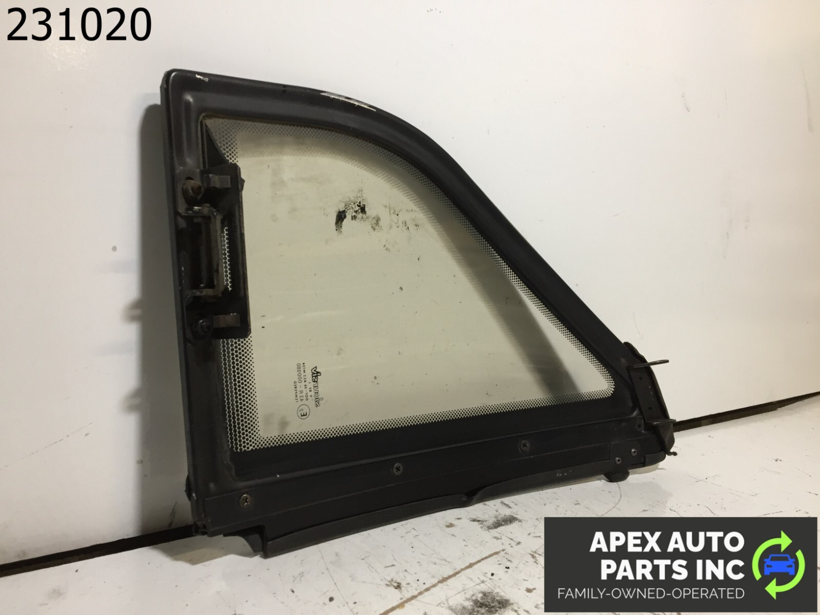 OEM 1990 Cadillac Allante Driver Left Quarter Glass Soft Top - Image 6