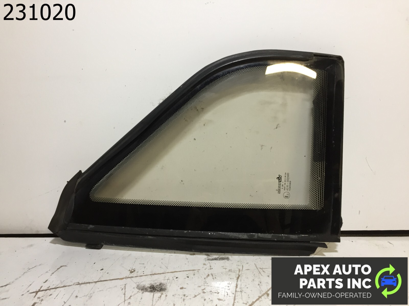 OEM 1990 Cadillac Allante Driver Left Quarter Glass Soft Top