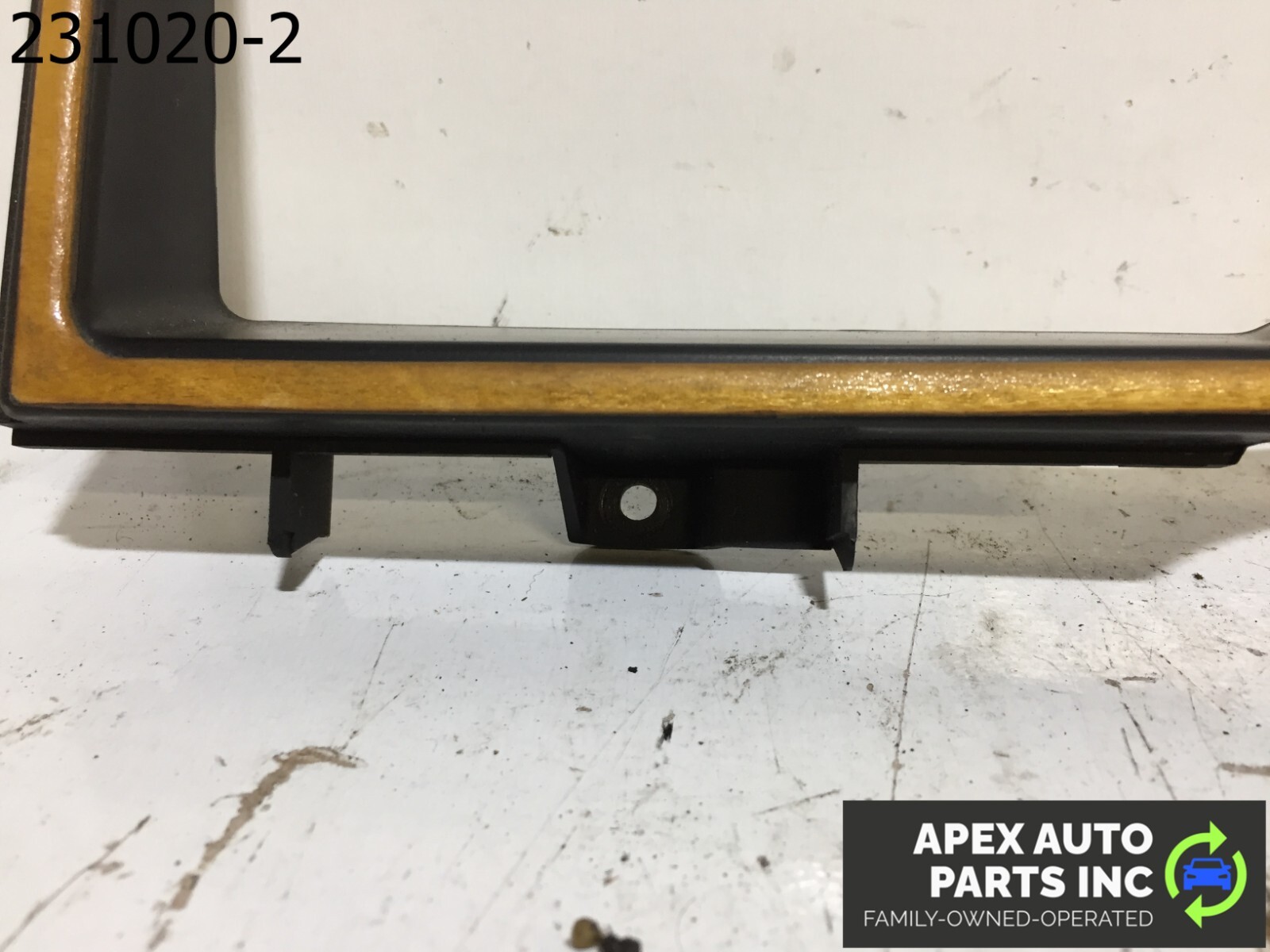 OEM 1990 Cadillac Allante Trim Instrument Cluster Bezel Finish Woodgrain Wood - Image 6