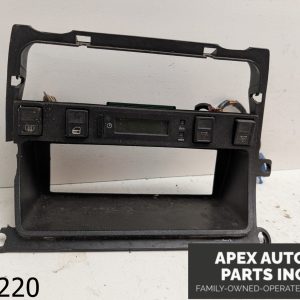 OEM 1990 Jaguar XJ6 4.0L Clock Rear Defrost Locks Lights Switch Panel