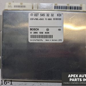 OEM 1996-1999 Mercedes E430 4.3L AMG ABS ESP Control Module 027 545 32 32