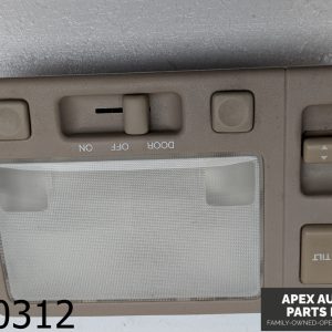 OEM 1996 Lexus LS400 4.0L Overhead Sunroof Switch Light Console Assembly