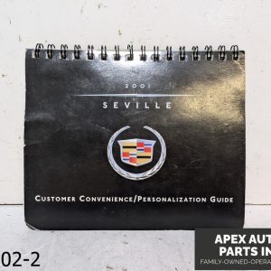 OEM 1999-2004 Cadillac Seville 4.6L Cadillac Seville Owners Manual