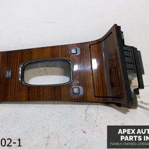 OEM 1999-2004 Cadillac Seville 4.6L WOODGRAIN SHIFT SHIFTER BEZEL TRIM STORAGE