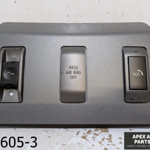 OEM 2002-2005 BMW 745I 4.4L FRONT OVERHEAD CONSOLE SOS & SUNROOF SWITCH