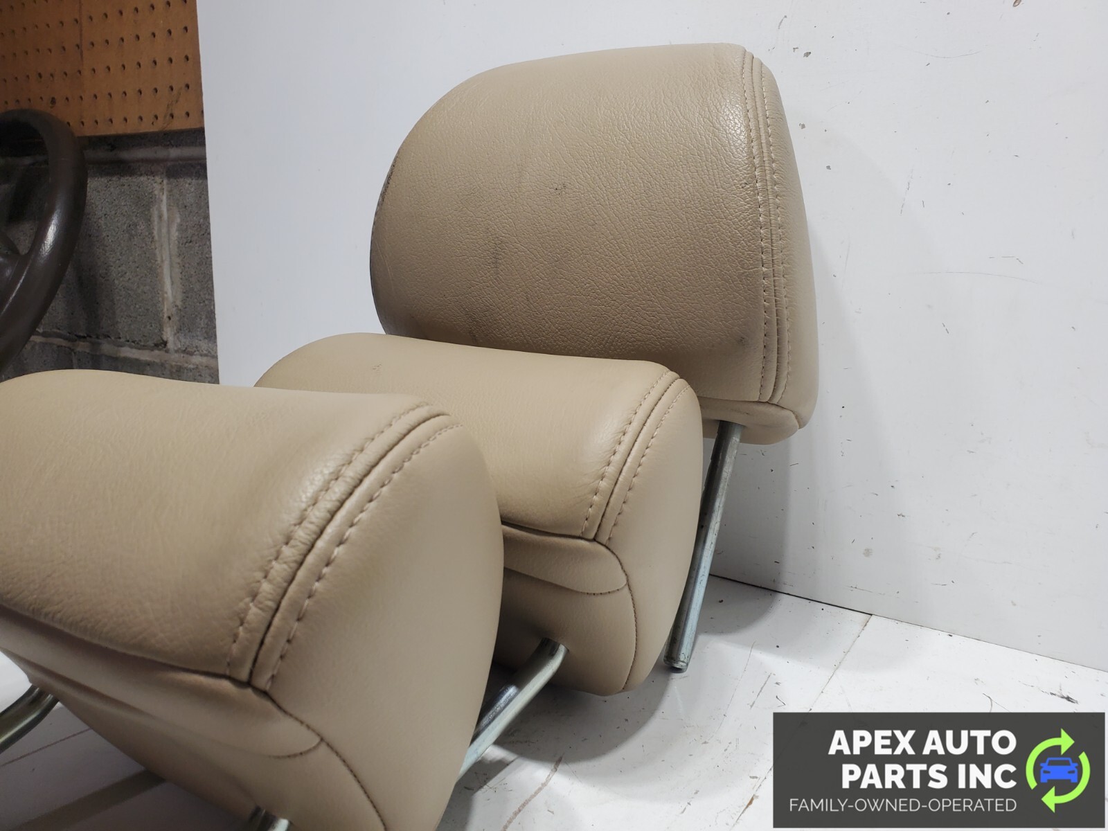 OEM 2003-2005 HONDA ACCORD SEDAN FRONT REAR LEFT RIGHT SEAT HEADREST BEIGE - Image 5