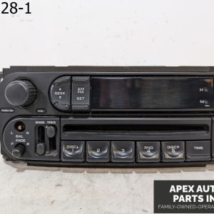 OEM 2003 Dodge Durango 4.7L RADIO AUDIO RECEIVER HEAD UNIT 05064354AJ