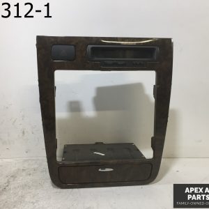 OEM 2003 Hyundai XG350 Radio Climate Trim Bezel w/ Hazard Switch & Clock