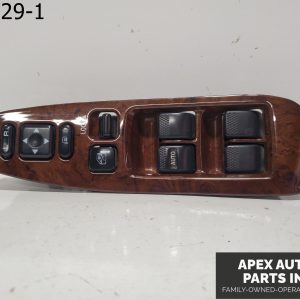 OEM 2003 Subaru Outback 2.5L left driver master power window switch wood