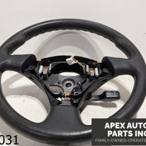 OEM 2003 Toyota Celica GT 1.8L Black Leather Steering Wheel