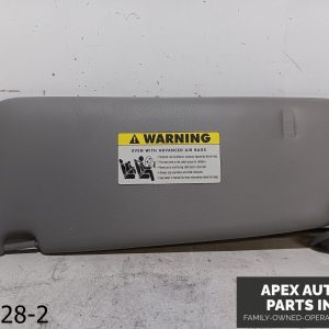 OEM 2004-2007 BMW 525i 2.5L Right Passenger Sunvisor Gray Vinyl