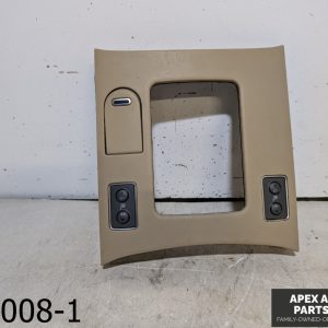 OEM 2005-2012 Acura RL 3.5L Front Console Shifter Wood Trim Panel W Switch