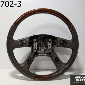 OEM 2005 Cadillac Escalade 6.0L Steering Wheel Woodgrain Mild Wear