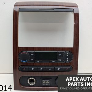 OEM 2006-2008 Ford F-150 5.4L Climate Control & Radio Bezel Dash Trim Woodgrain