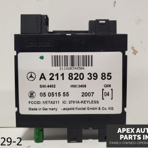 OEM 2006-2008 Mercedes CLS 550 5.5L KEYLESS GO ENTRY UNIT CONTROL MODULE
