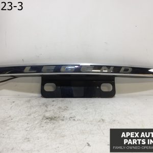 OEM 2006 Acura RL Rear Trunk Lid License Plate Trim Molding Chrome Grey